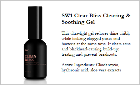 SW1 Shop Clear Bliss Clearing and Soothing Gel